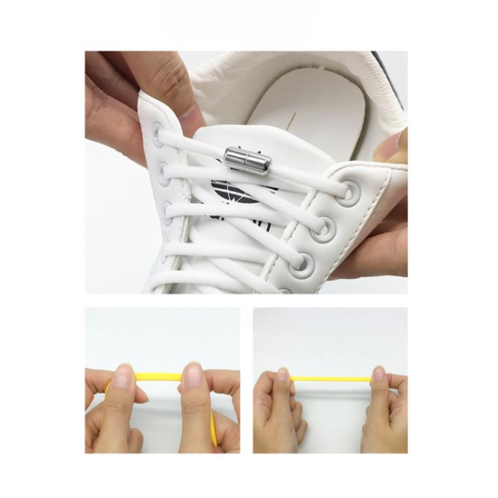 OEM - Elastic Knytfria Skosnören - Lila