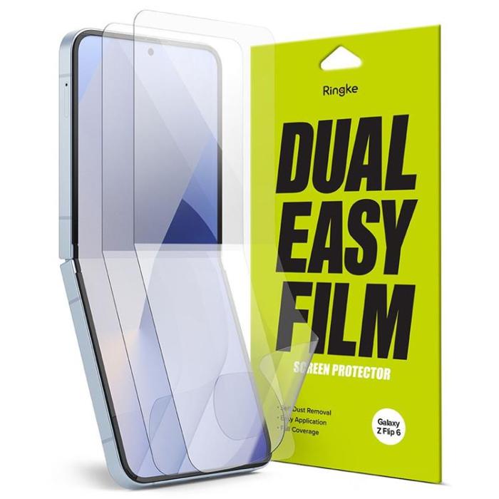 UTGATT - Ringke [2-Pack] Galaxy Z Flip 6 Skärmskydd Folia Ochronna