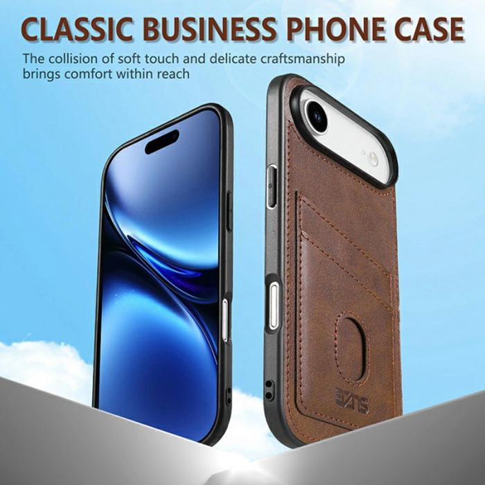 AZNS - AZNS K1 Series iPhone Air Fodral KonstLäder - Blå