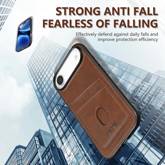 AZNS - AZNS K1 Series iPhone Air Fodral KonstLäder - Brun