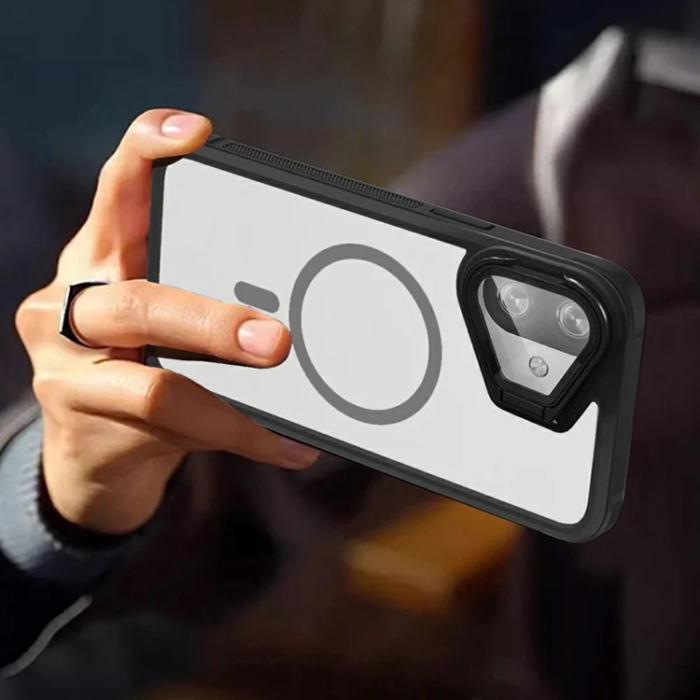 A-One Brand - iPhone 16 Plus Mobilskal Magsafe med Linsskyddsstöd