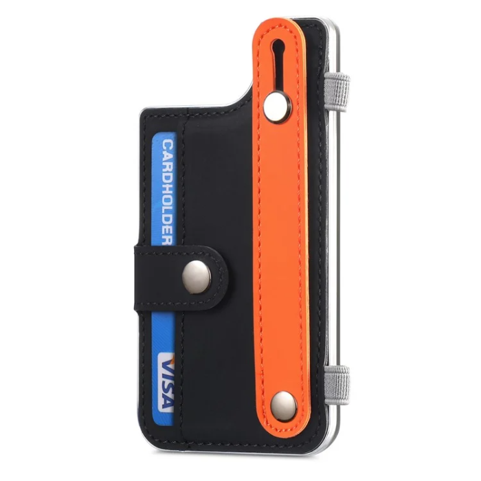 A-One Brand - Korthållare Kickstand PU-läder - Svart