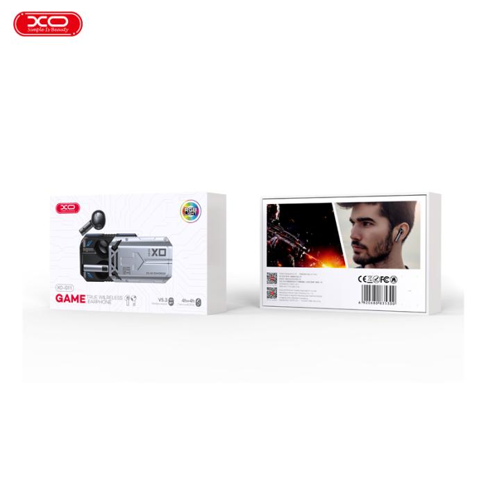 XO - XO In-Ear Trådlös Hörlurar G11 TWS - Grå