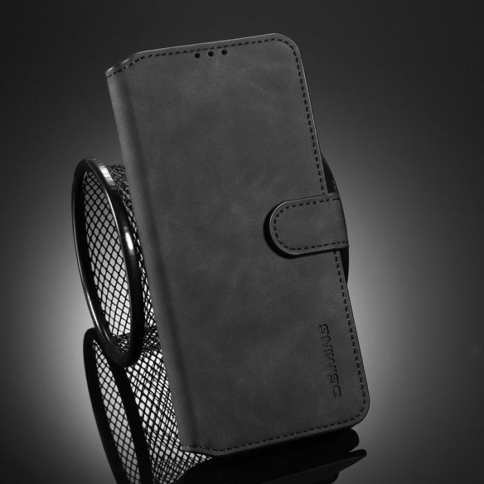 DG.MING - DG.MING Retro Plånboksfodral Konstläder för Samsung Galaxy A32 5G - Svart