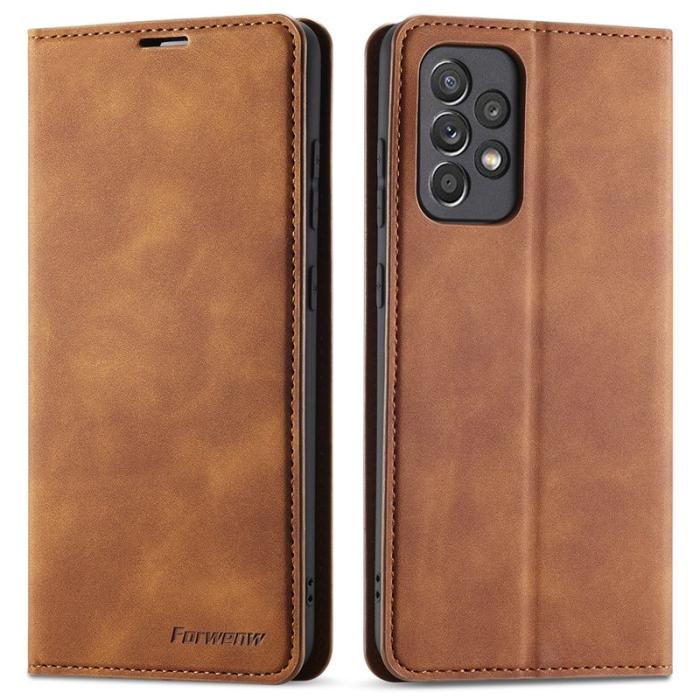 FORWENW - FORWENW Fantasy Series Plånboksfodral i Konstläder Brun Samsung Galaxy A53 5G