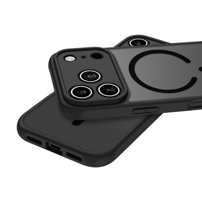 A-One Brand - iPhone 17 Pro Max Mobilskal MagSafe Matte Skin-Touch - Svart