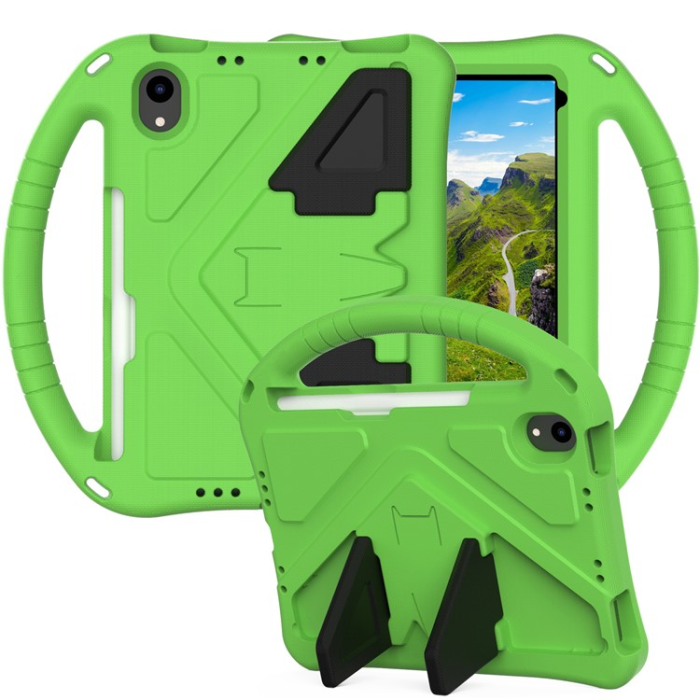 A-One Brand - iPad mini (2024/2021) Skal EVA Kickstand - Grön