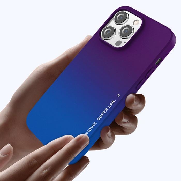 X-Level - X-LEVEL Mobilskal till iPhone 15 Pro Rainbow Shockproof Gul