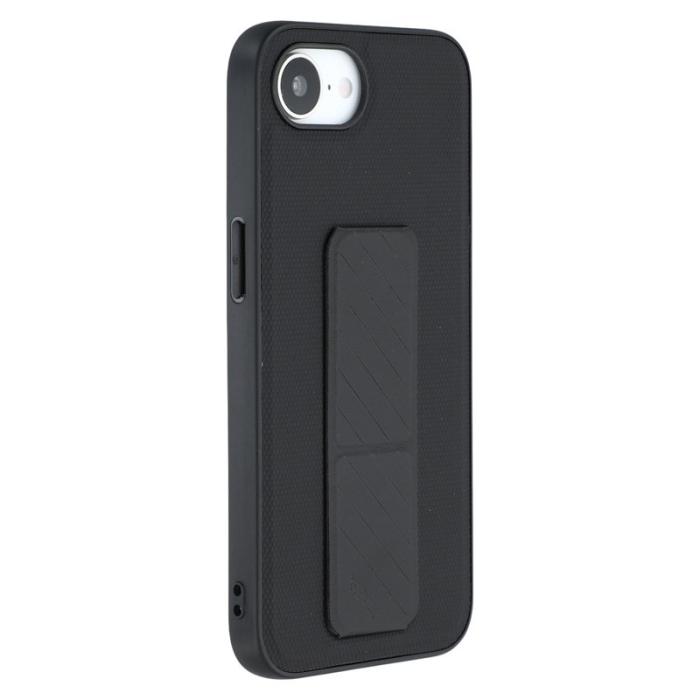 X-Level - X-LEVEL Mobilskal till iPhone 16e med Ställ TPU + PU Shockproof - Svart