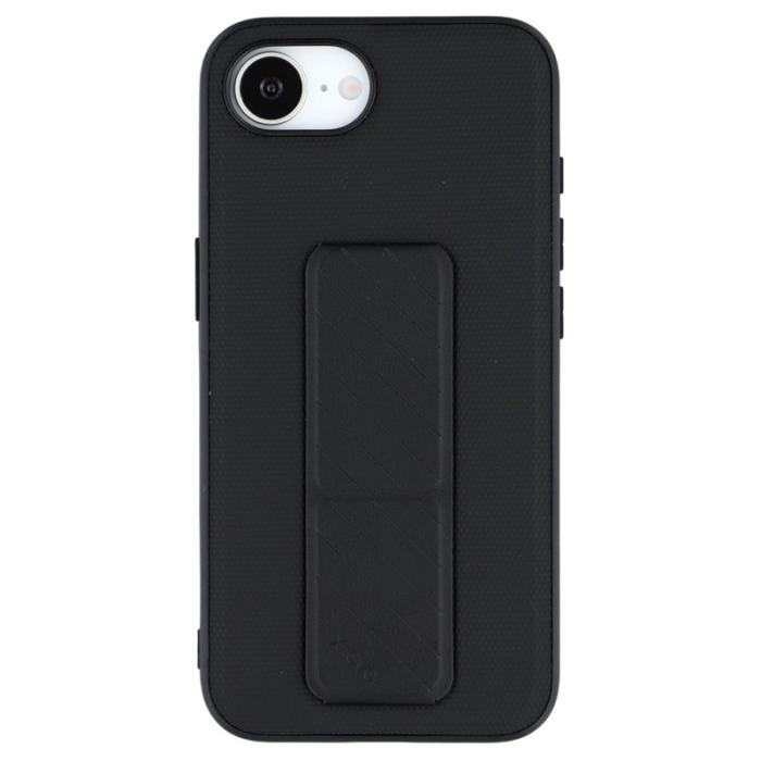 X-Level - X-LEVEL Mobilskal till iPhone 16e med Ställ TPU + PU Shockproof - Svart