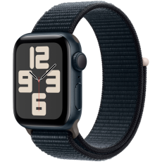 Apple - Apple Watch SE GPS 40mm Midnight Sport Loop