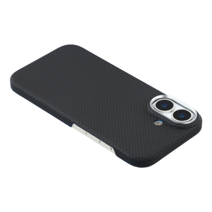 A-One Brand - iPhone 17 Mobilskal MagSafe Carbon Fiber - Svart/Blå