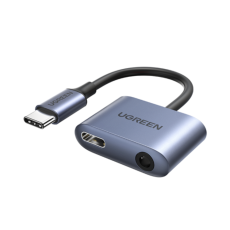 UTGATT5 - Ugreen Audio Adapter USB-C - Grå