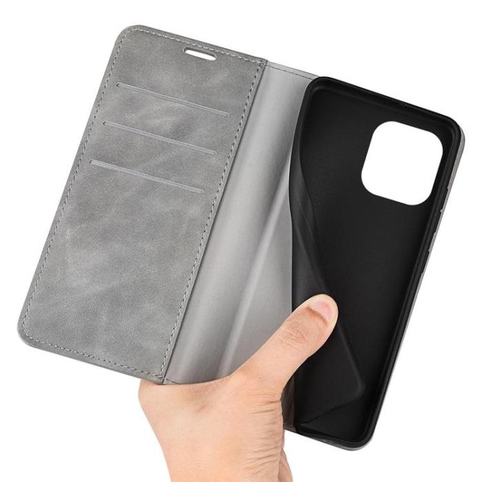 OEM - Folio iPhone 14 Pro Max Plånboksfodral - Grå