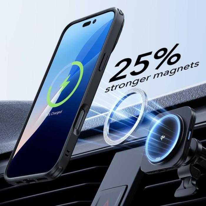 ESR - ESR iPhone 16 Mobilskal Magsafe Halolock Och Härdat Glas