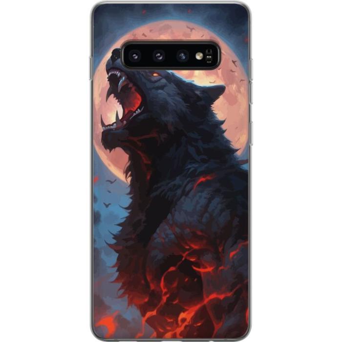 iSecrets - Mobilskal till Samsung Galaxy S10 med Ylande varg