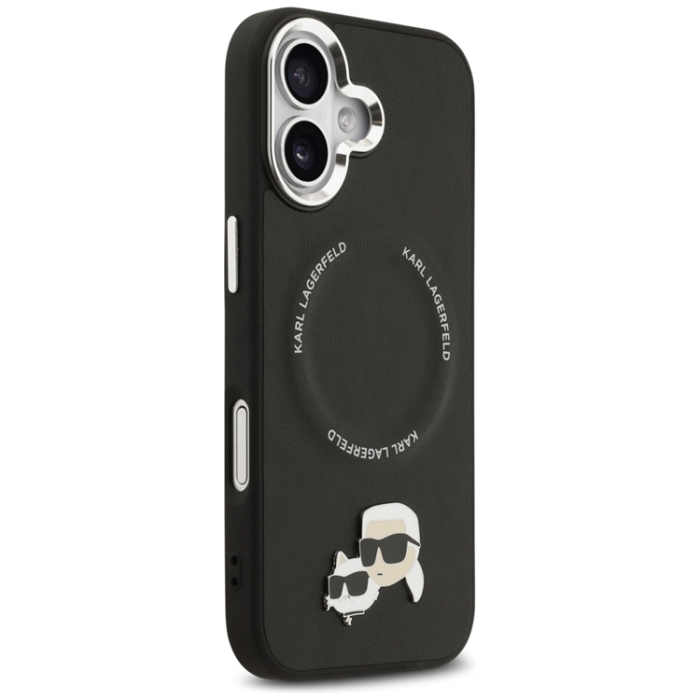 KARL LAGERFELD - Karl Lagerfeld iPhone 17 Mobilskal MagSafe Karl Och Choupette Pins