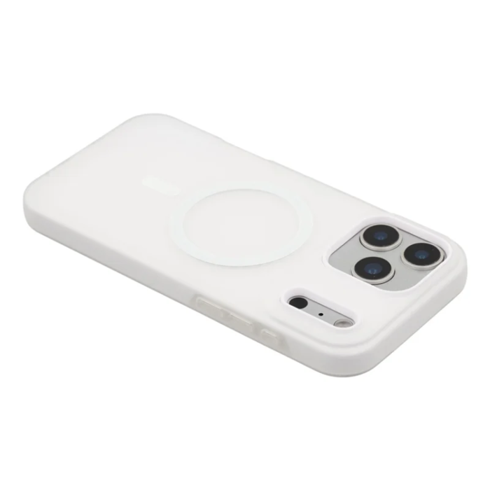 A-One Brand - iPhone 17 Pro Mobilskal Magsafe Frosted - Vit