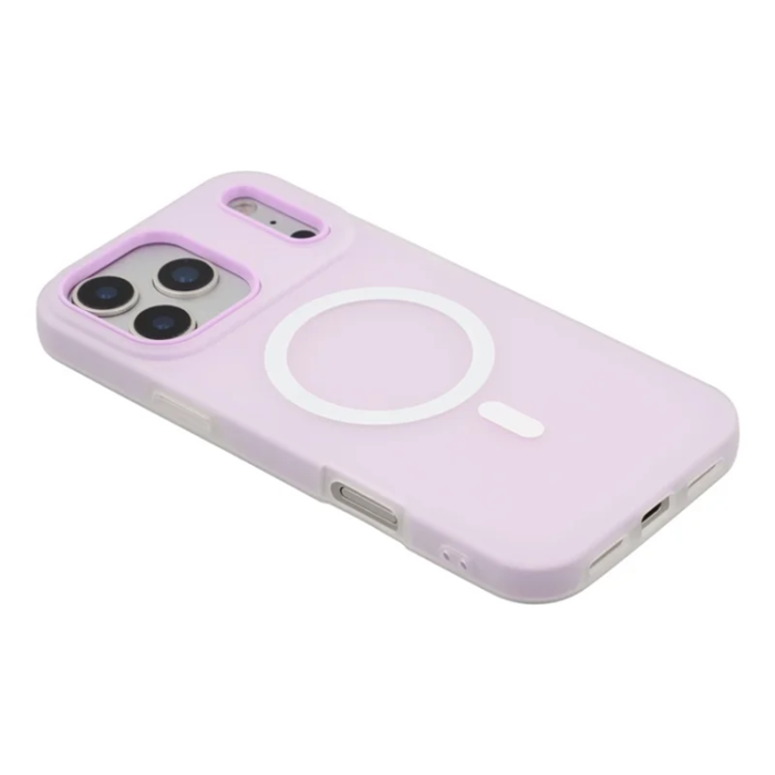 A-One Brand - iPhone 17 Pro Mobilskal Magsafe Frosted - Lila