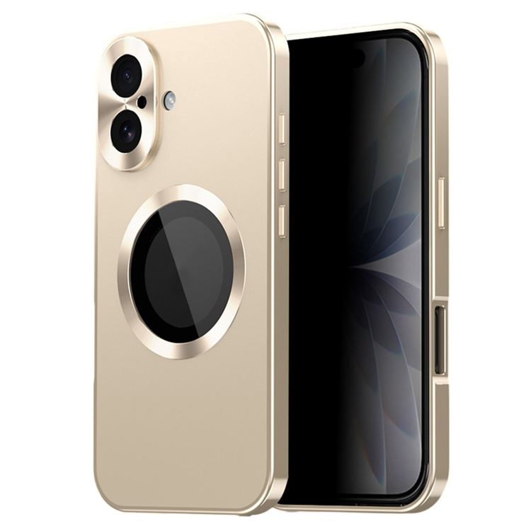 iPhone 17 Mobilskal MagSafe med Skärmskydd - Guld | 2353 | AlltMobil
