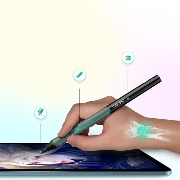 Metapen - Metapen Stylus Pencil För iPad D1 - Svart
