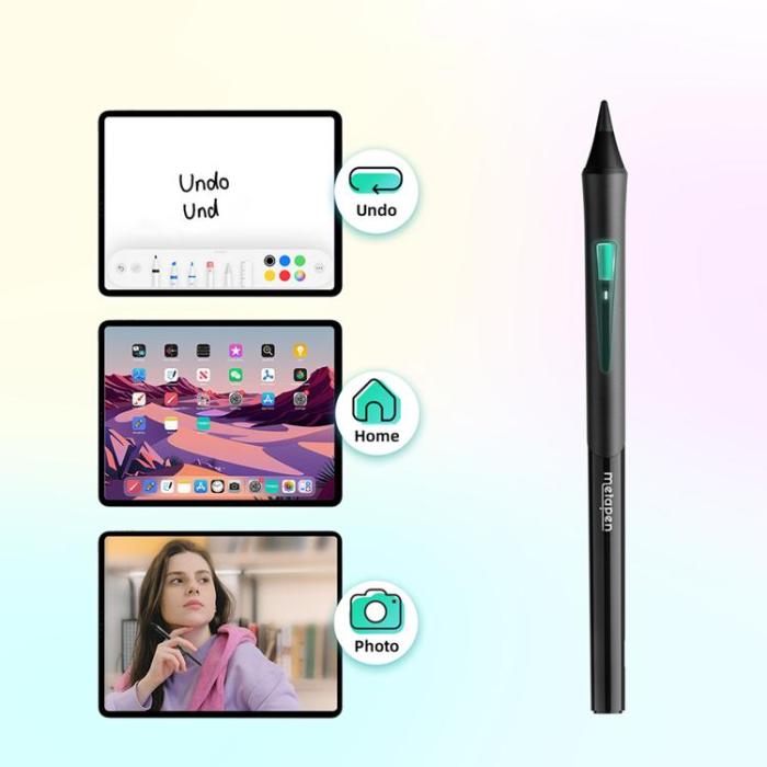 Metapen - Metapen Stylus Pencil För iPad D1 - Svart
