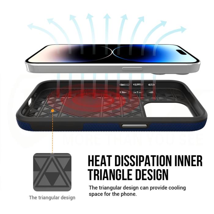 OEM - Vmax Skal iPhone 15 Pro Marinblå