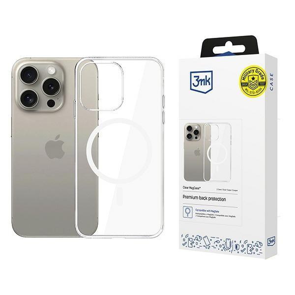 3MK iPhone 15 Pro Max Mobilskal MagSafe - Clear | 2353 | AlltMobil