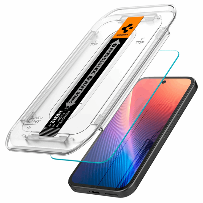 Spigen - [2-Pack] Spigen Google Pixel 9a Härdat Glas Skärmskydd 'EZ Fit