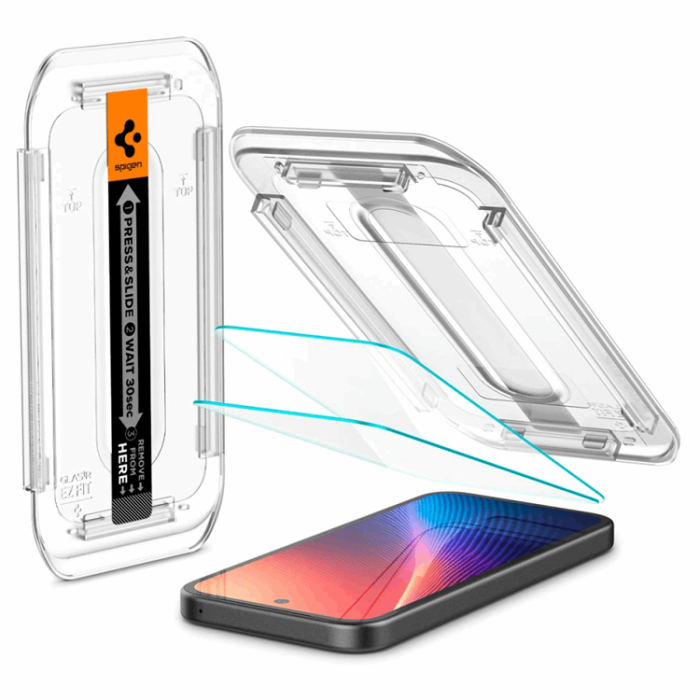 Spigen - [2-Pack] Spigen Google Pixel 9a Härdat Glas Skärmskydd 'EZ Fit