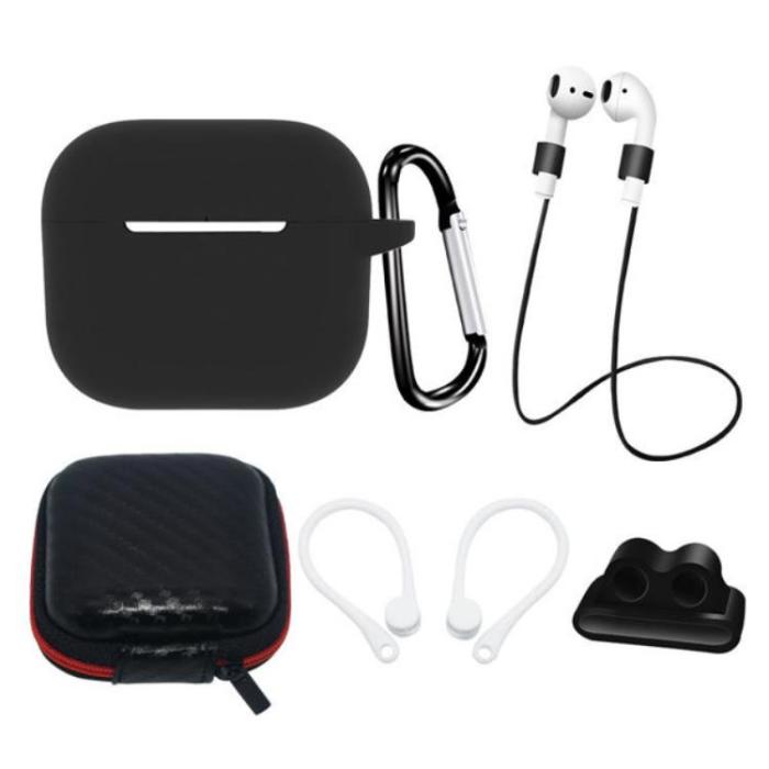 OEM - [5-Pack] Airpods 3 Tillbehör Set - Svart