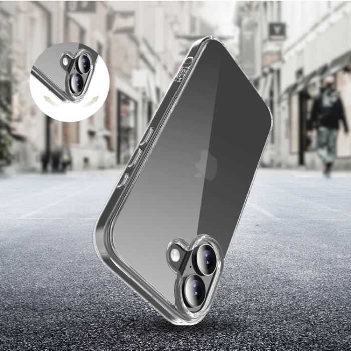 Tech-Protect - Tech-Protect iPhone 17 Mobilskal Flexair Hybrid - Clear