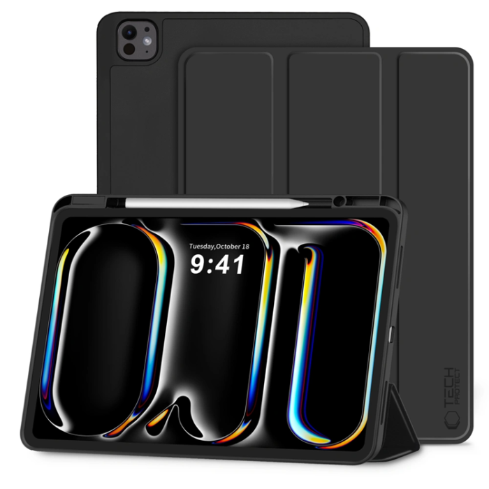 Tech-Protect - Tech-Protect iPad Pro 13 (2024) Fodral - Svart