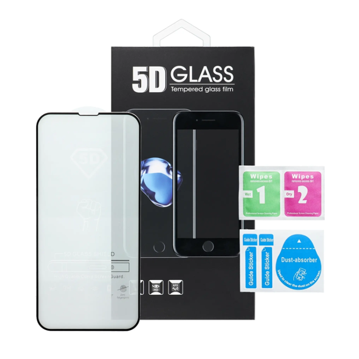 A-One Brand - Härdat Glas Skärmskydd för iPhone 17 Pro/18 Pro Privacy 5D Full Glue