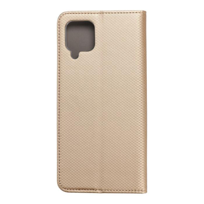 OEM - Galaxy A12/M12 Plånboksfodral Smart Konstläder - Guld