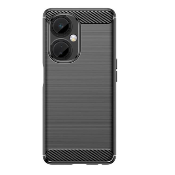 A-One Brand - OnePlus Nord CE 3 Lite Mobilskal Carbon Fiber - Svart