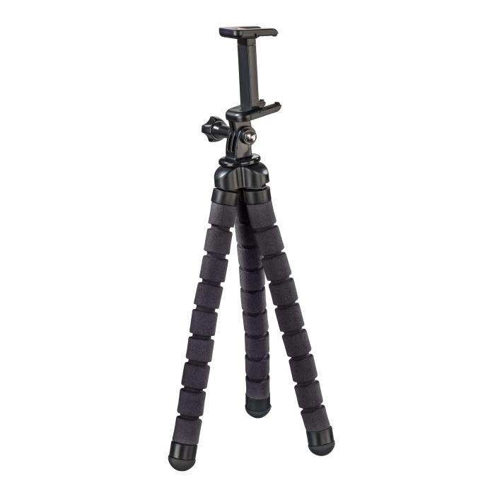 Hama - Hama Bordsstativ Flex Smartphone & GoPro 26cm - Svart