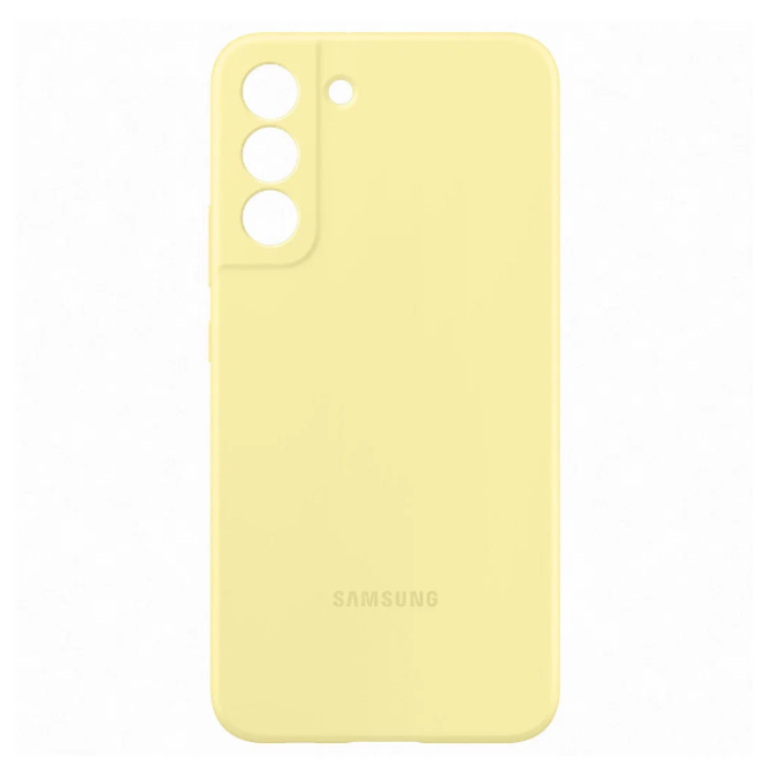 UTGATT1 - Samsung Galaxy S22 Mobilskal Silicone - Gul