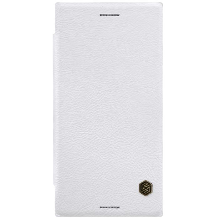 UTGATT5 - Nillkin Qin Plånboksfodral Sony Xperia XZ Premium - Vit