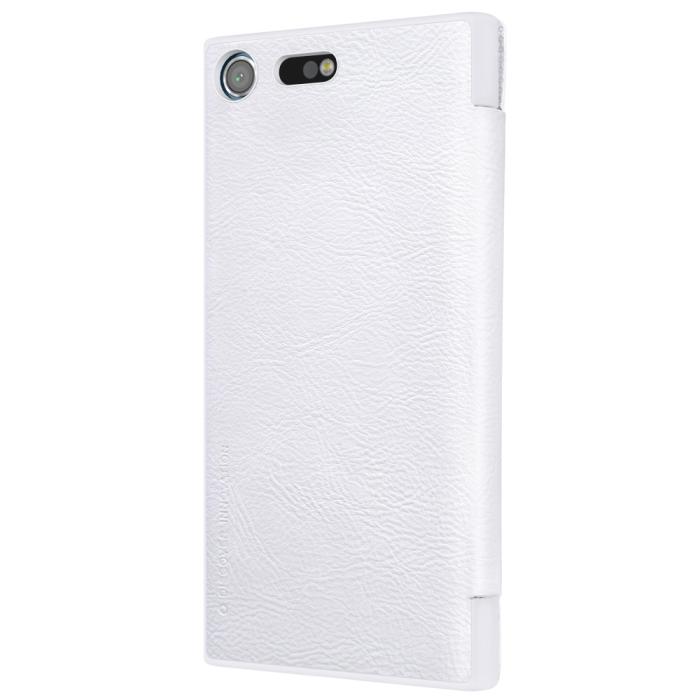 UTGATT5 - Nillkin Qin Plånboksfodral Sony Xperia XZ Premium - Vit