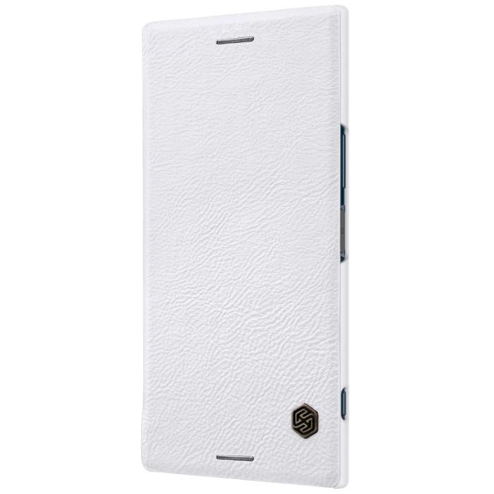 UTGATT5 - Nillkin Qin Plånboksfodral Sony Xperia XZ Premium - Vit
