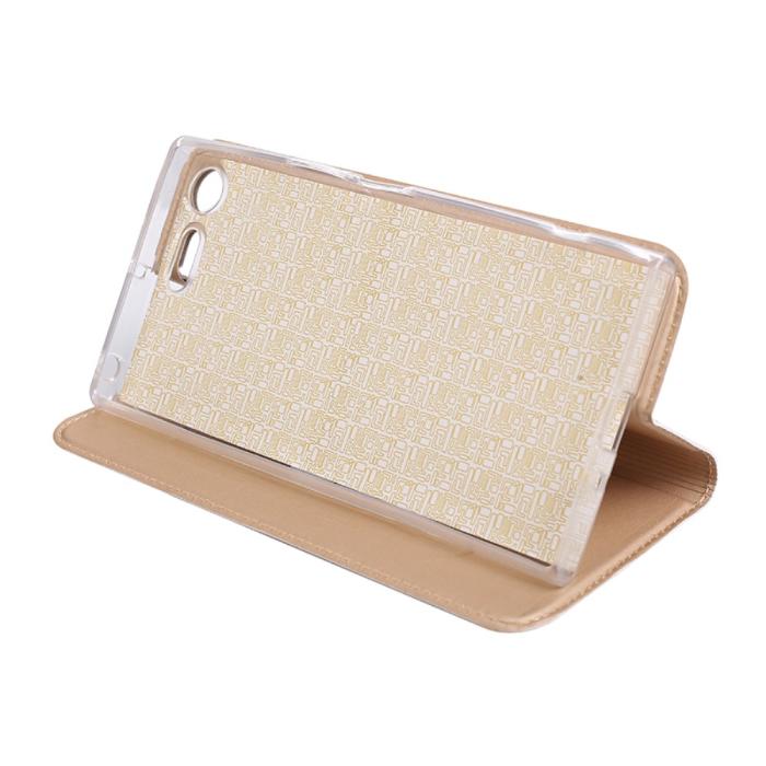 UTGATT5 - Plånboksfodral Sony Xperia XZ Premium - Gold