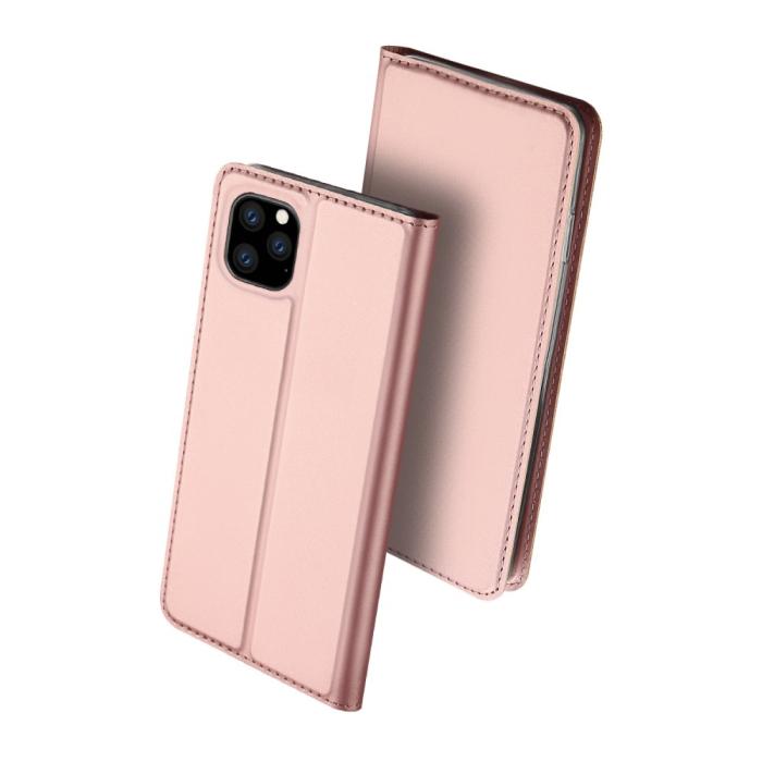 UTGATT4 - Dux Ducis Plånboksfodral till iPhone 11 Pro Max - Rosegold