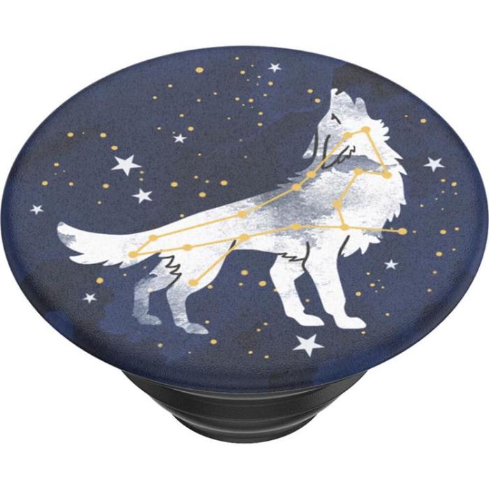PopSockets - POPSOCKETS Sirius Wolf Avtagbart Grip med Ställfunktion