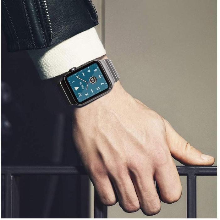 Tech-Protect - Tech-Protect Linkband Apple Watch 4/5/6/7/8/SE/Ultra (42/44/45/49mm) - Silver