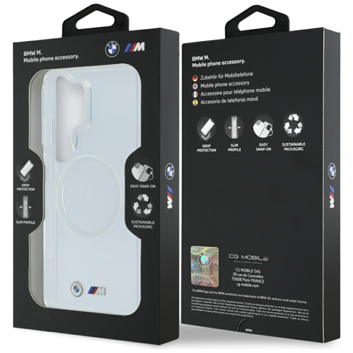 BMW - BMW Mobilskal För Galaxy S26 Ultra MagSafe IML Shockproof Metal Logo