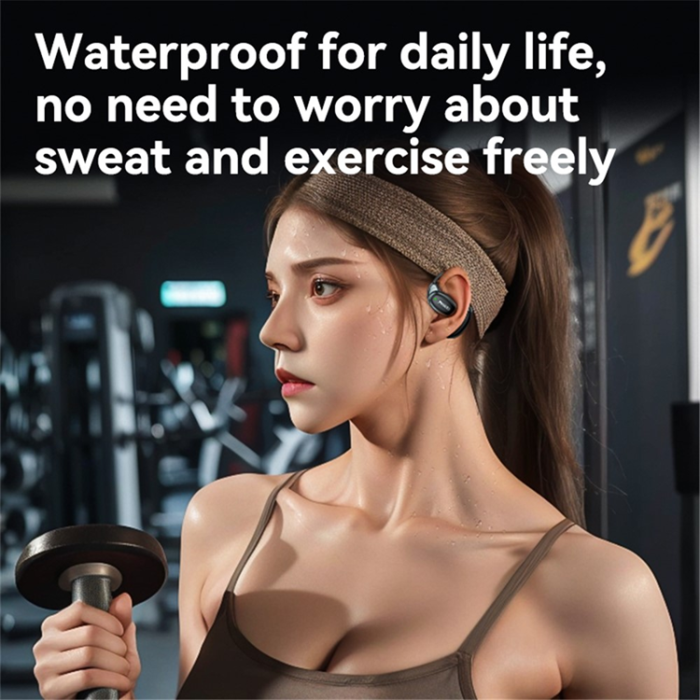 Yesido - YESIDO OWS Vattentäta Bluetooth Open-Ear Hörlurar YSP19 - Svart