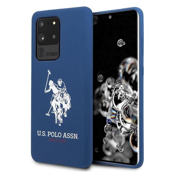 U.S. Polo Assn. Silicone Collection Samsung Galaxy S20 Ultra G988 Skal Marin