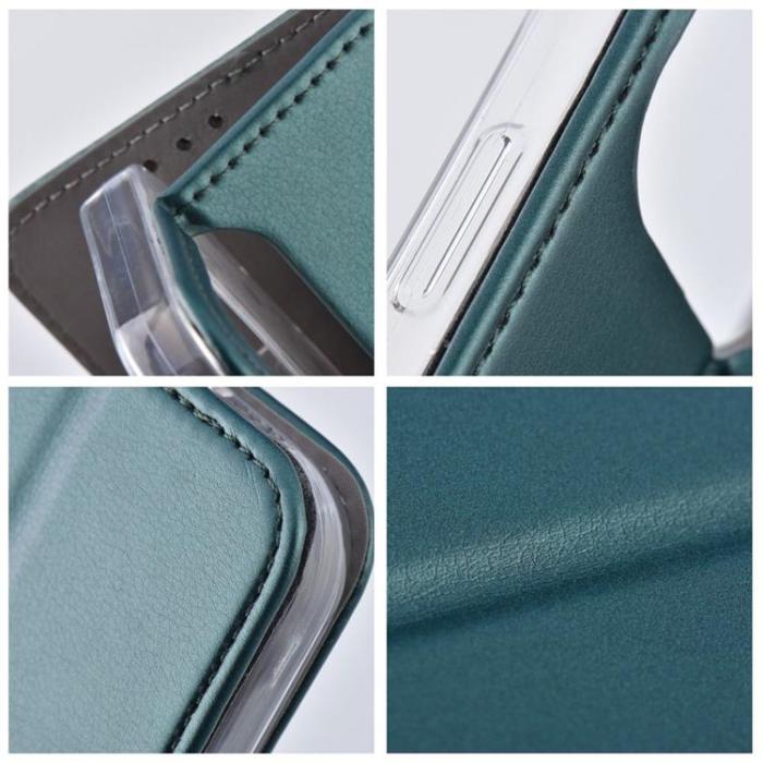 OEM - iPhone 16 Pro Max Plånboksfodral Smart Magneto - Mörkgrön