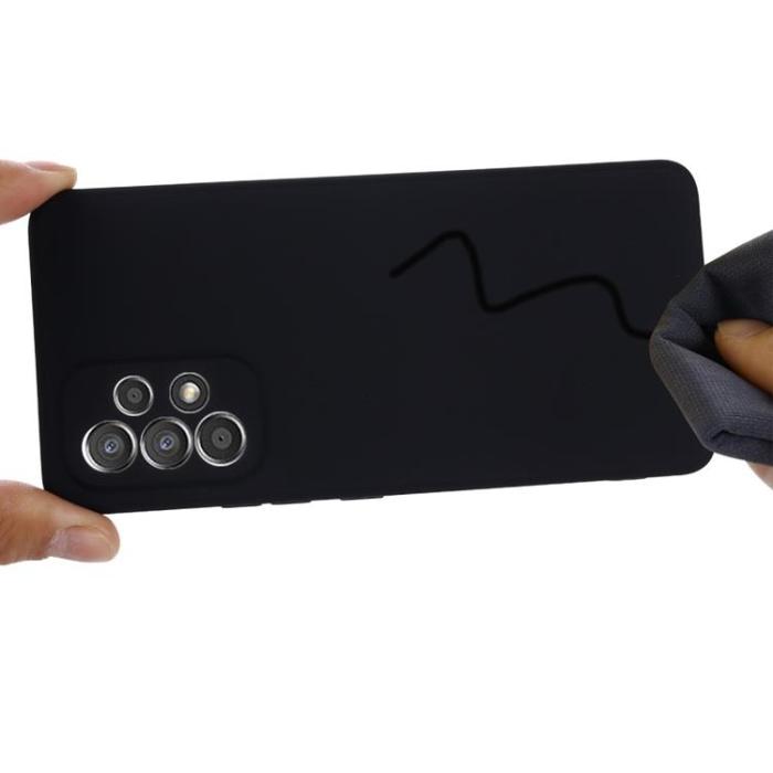 OEM - Galaxy A33 5G Skal Liquid Silicone - Svart